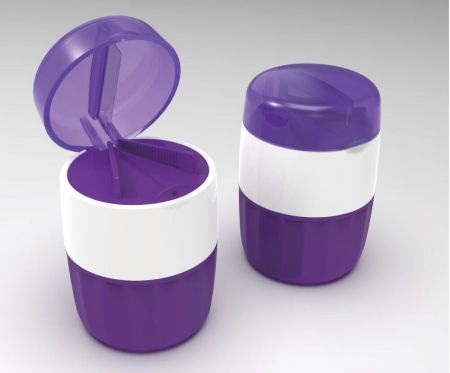 SteelGuard Pill Tool of Dual Function Pill Crusher & Cutter - EasyCrush & Cut