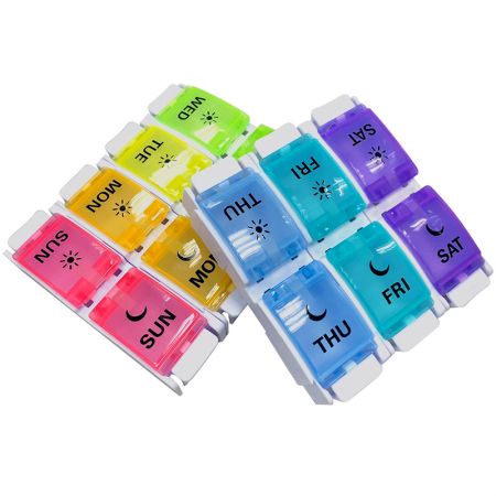 Tablettenbehälter abnehmbar.