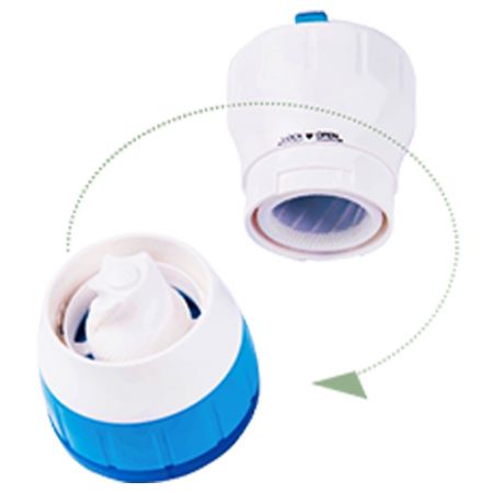 Eco-Friendly Pill Grinder Compartment.