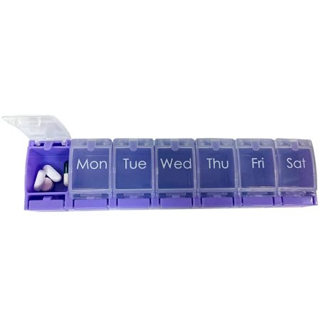 Pillendoos capaciteit.