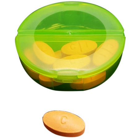 Dimensioni della Custodia Settimanale per Pillole.