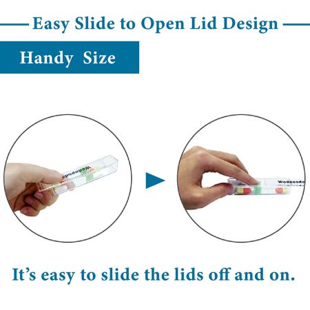 Utilizzo della scatola per pillole.