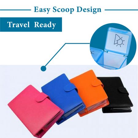 알약 케이스 주머니 색상.