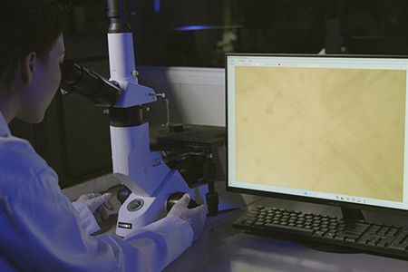 Metallurgical Microscope with Digital Camera