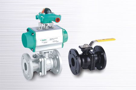 2-PC Flanged Ball Valves JIS 10K, JIS 20K_Direct Mount - 2-PC Flanged Ball Valves JIS 10K, JIS 20K_Direct Mount