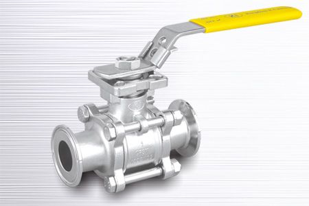 Sanitary Ball Valve 3-PC Body_Direct Mount - Sanitary Ball Valve 3-PC Body_Direct Mount