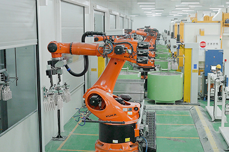 シェルモールド生産ライン