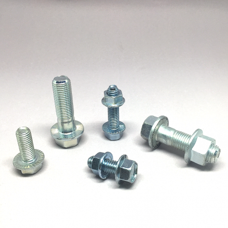Flange Bolt - A selection of high-tensile steel flange bolts for industrial fastening applications.