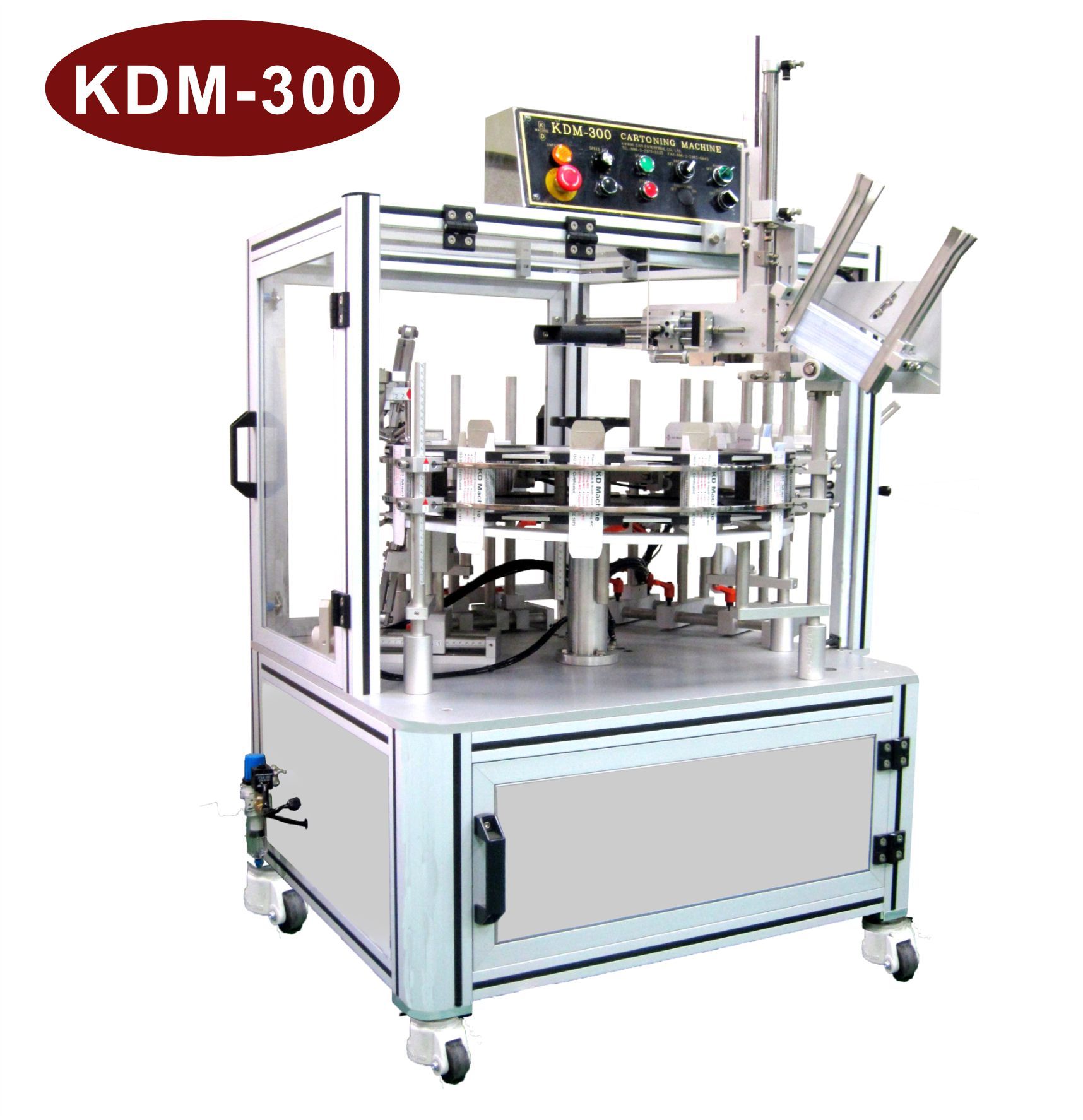 เครื่องบรรจุกล่อง KDM-300 | Chie Meiบรรจุภัณฑ์ไต้หวัน