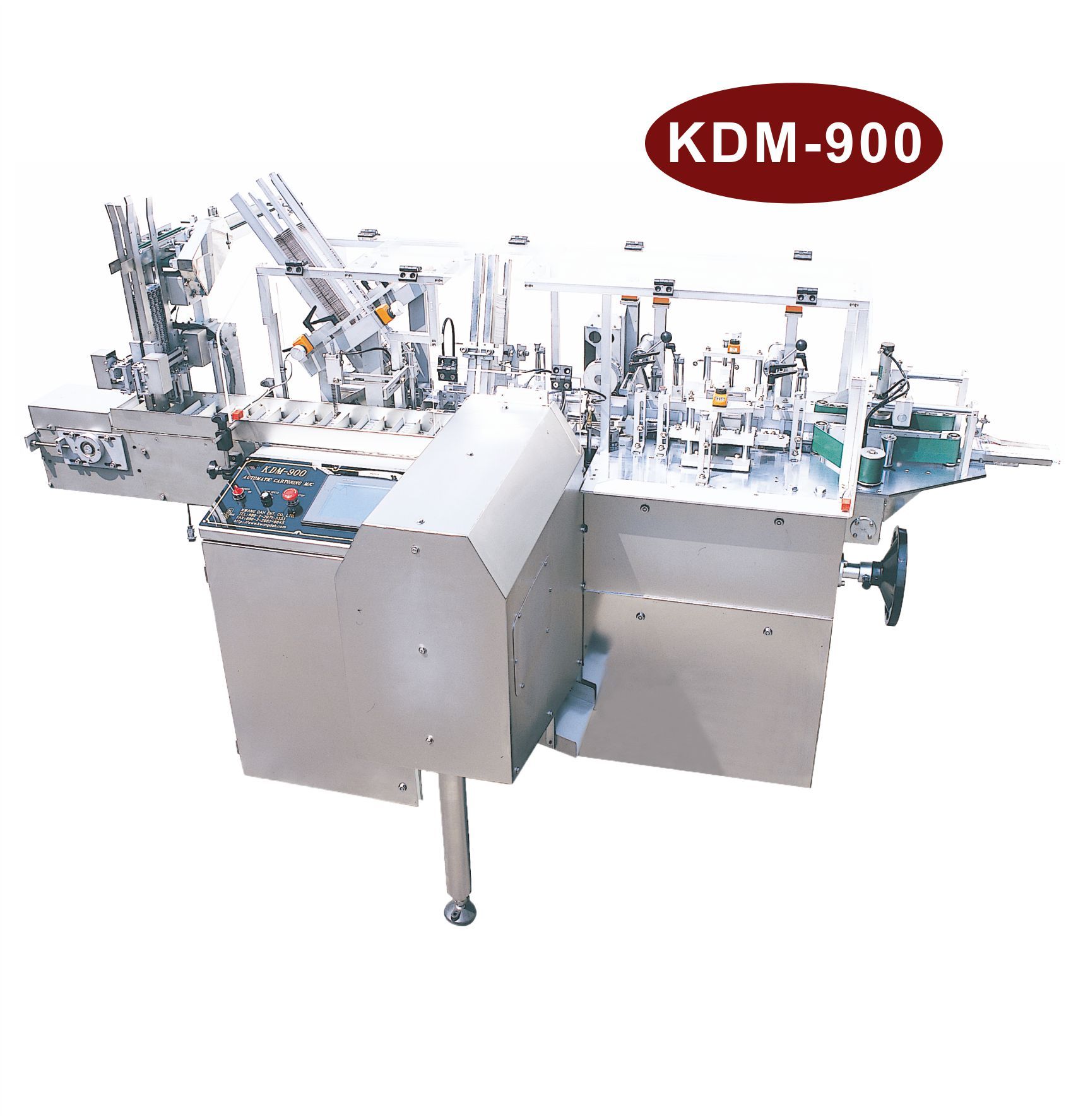 เครื่องบรรจุกล่องอัตโนมัติ KDM-900 | Chie Mei