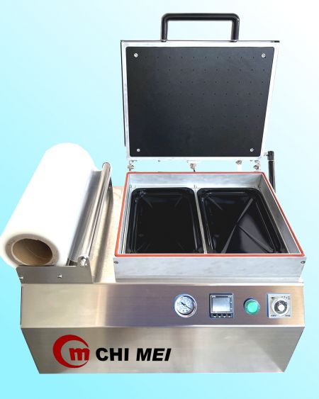 Machine d'emballage sous vide (type table) - Machine d'emballage sous vide, machine d'emballage sous vide pour aliments, machine d'emballage sous vide, machine de thermoformage.