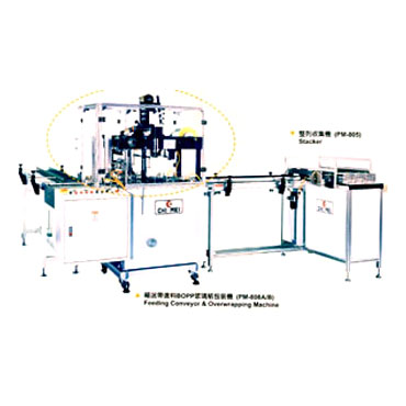 Apilador para máquina de sobreenvoltura - Apiladora, máquina agrupadora, sistema de agrupación.