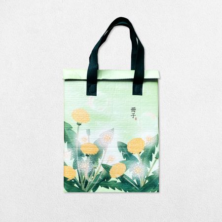 客製化凹版印刷覆(淋)膜全自動熱壓外送外帶保冷袋 - 客製化凹版印刷覆(淋)膜全自動熱壓成型外送外帶保冷袋。