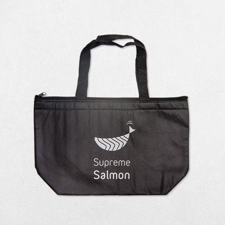 客製化網版印刷手工車縫不織布生鮮保冷袋 - 客製化網版印刷手工車縫不織布生鮮保冷袋。