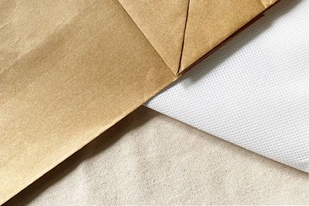Sacolas de compras personalizadas por material - O material comum usado para fabricar sacolas reutilizáveis de compras