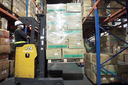 Ordem de compra em massa para sacola promocional personalizada.