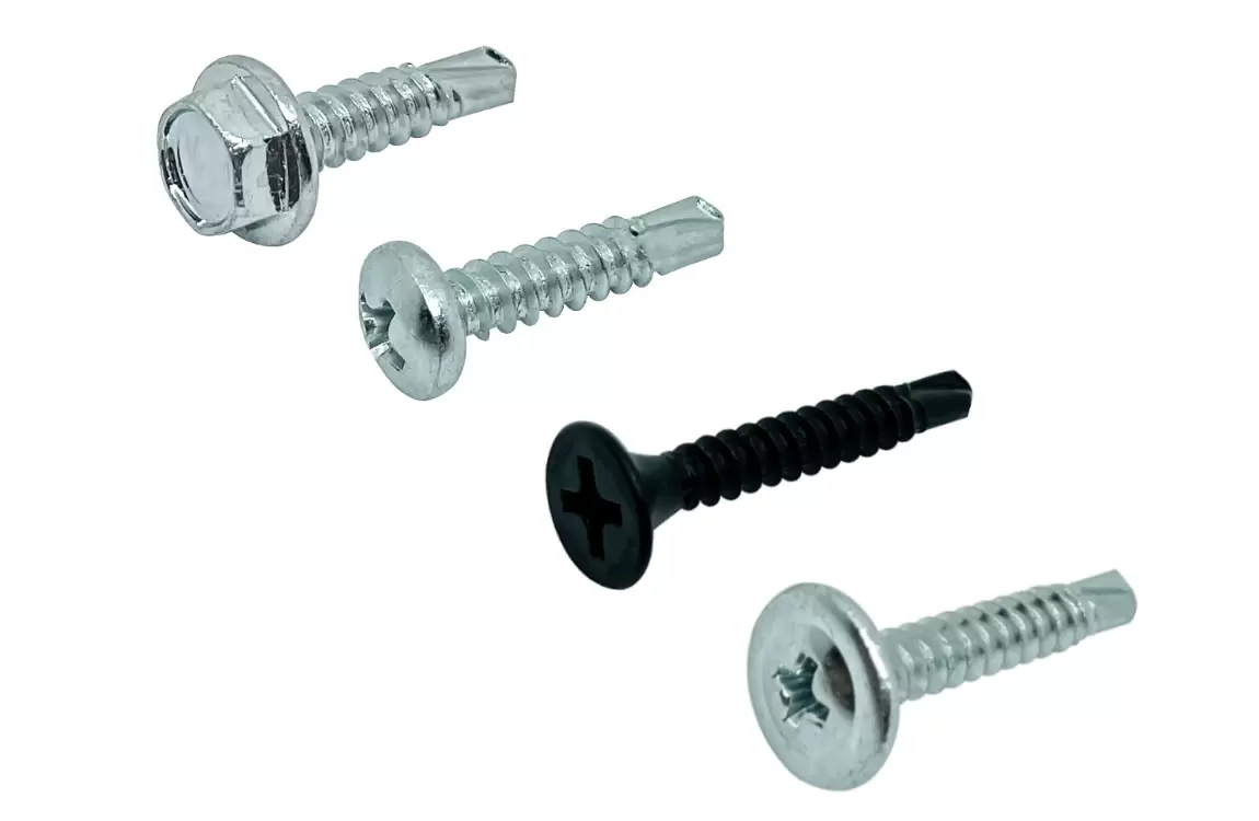Heavy duty self drilling metal screws