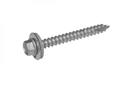 Tornillo para techo con cabeza hexagonal con brida industrial
