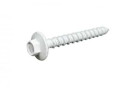 White Ruspert coated screw