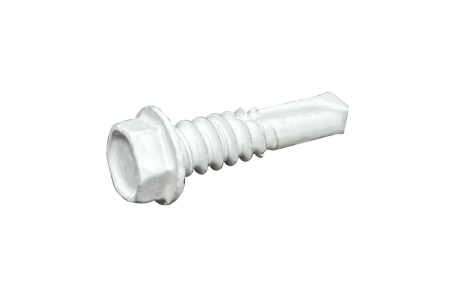 White Ruspert coated screw