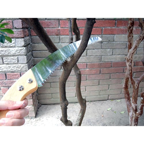 AUSONIA Turbo Pruning Saw With Umbrella Handle, Straight Blade - Blade
