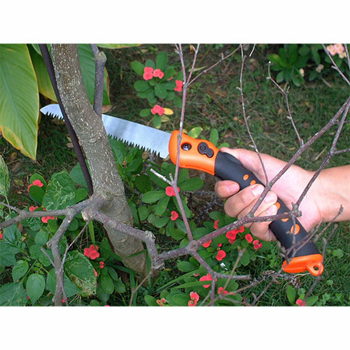 Sierra de poda plegable a mano para podar árboles, podar árboles, camping,  plantas, arbustos y madera SK-70 5.512 in