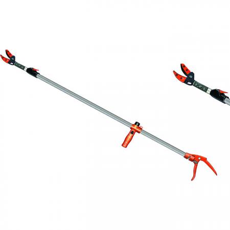 Podadora de árbol de largo alcance con seis ajustes ajustables - Podadora de árbol Soteck con un brazo largo extensible