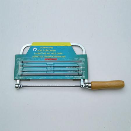 5inch (125mm) Deep Coping Saw with 4 Spare Blades - Coping Saw with 4 spare blades