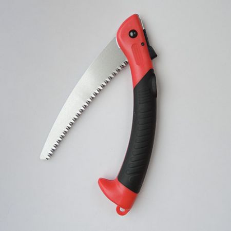 Soteck Curved blade folding pruning hand saw with 3 locking positions