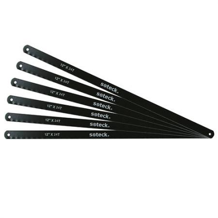 2PC 12inch (300mm) High Carbon Steel Hacksaw Blades - 300mm high carbon steel hacksaw blades with 18TPI or 24TPI