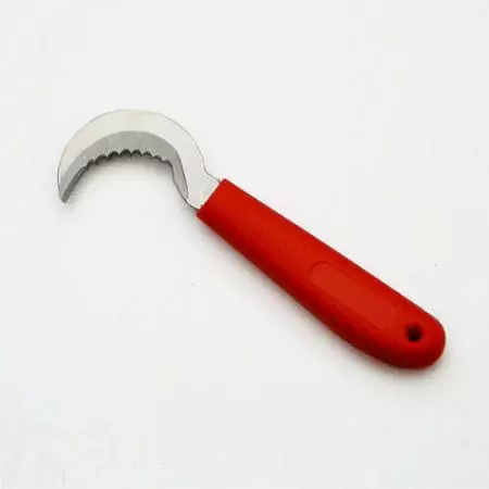 Cuchillo de uva de 6.5 pulgadas (160 mm) con hoja dentada - Cuchillo de cosecha Soteck para cortar uvas y melones