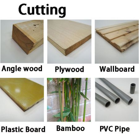 Japansk sav bruges til at skære træ, bambusstænger og plastikrør