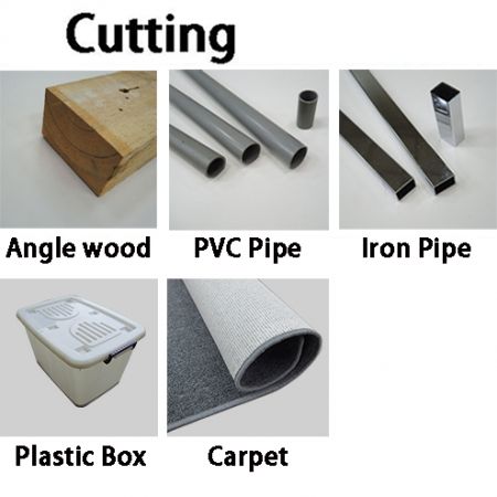 Sierra de mano plegable para cortar cajas de plástico y alfombras.