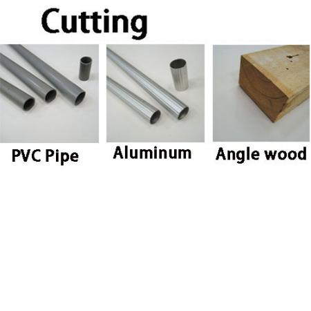Reciprocating saw blades for cutting wood and metal.
