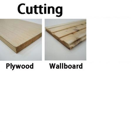 合板や乾式壁の切断に使用するホールソー。