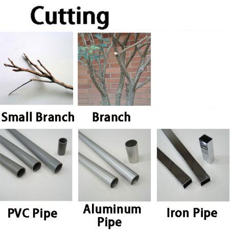 Soteck scie à main d'élagage pour couper les branches, tuyau en PVC, aluminium et fer