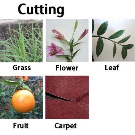 Soteck trädgårdsverktygskniv används för att klippa gräs, frukt, växter, mattor