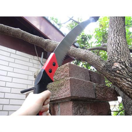 Soteck curved pruning saw with bi-material handle.