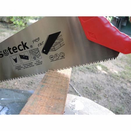 Soteck hand saw with Japanese high-quality high carbon steel blade.
