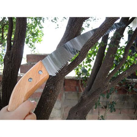 Soteck sierra de poda de hoja curva para cortar ramas