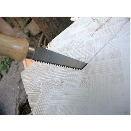 Drywall saw for fast and clean cuts.