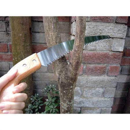 Soteck pruning saw used for landscape trees, plants, branches and shrubs.
