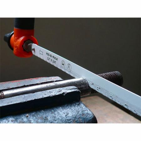 4-in-1 multi-purpose hacksaw for cutting iron tube.