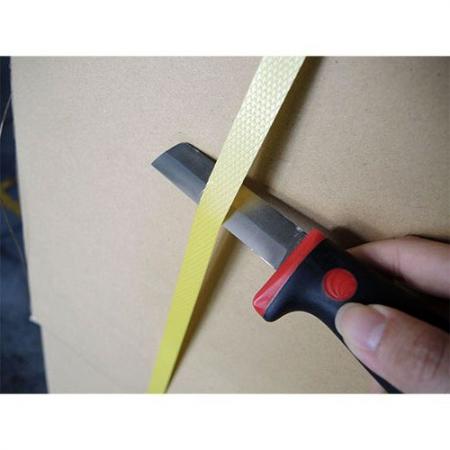 Knife for cutting packing strip.