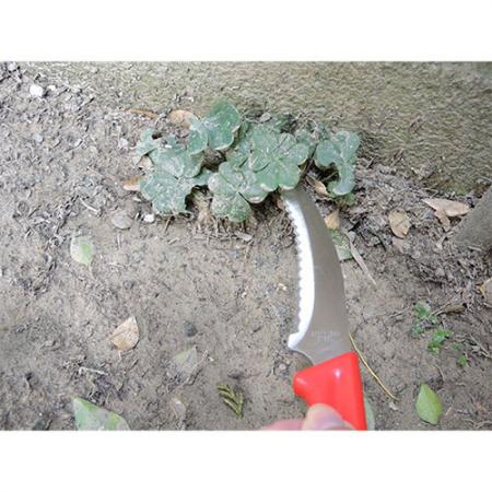 Soteck faca de jardim com lâmina serrilhada de 10 polegadas (250mm)