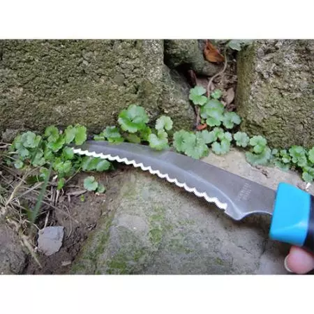 Couteau de jardin Soteck avec lame dentelée de 10,5 pouces (265 mm)
