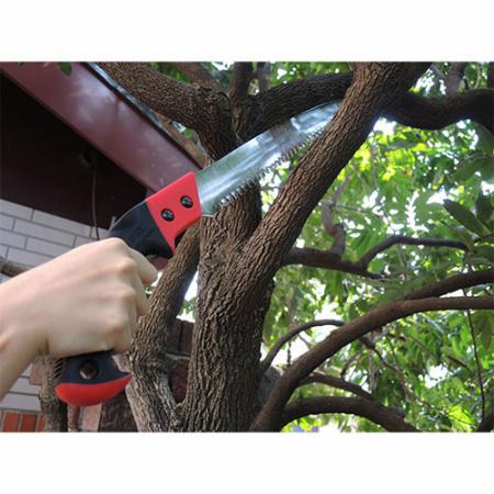 Soteck sharp triple ground tooth pruning saw with plastic sheath