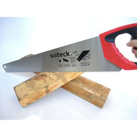 Professional hand saw for cutting hardwood and softwood