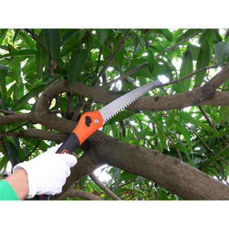 Soteck professional folding saw for pruning trees.