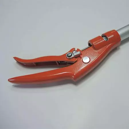 Soteck fixed tree pruner with spring-loaded trigger-action handle